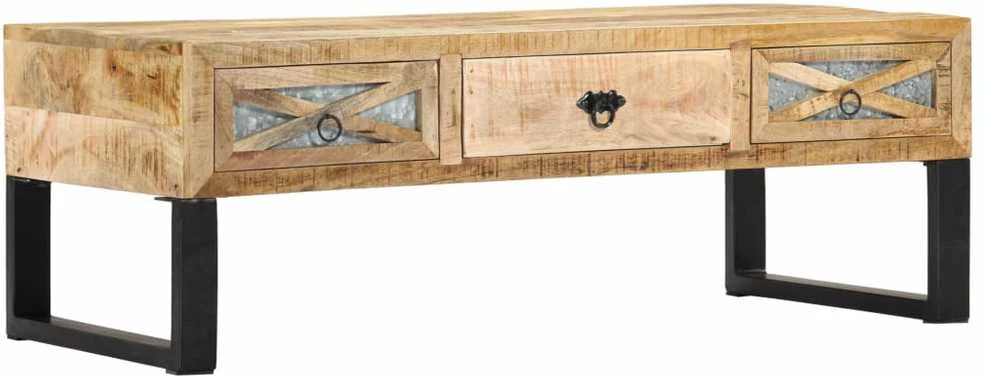 Kavos staliukas, 110x50x38 cm, mango medienos masyvas