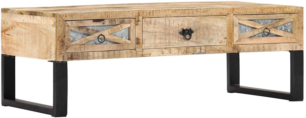 Kavos staliukas, 110x50x38 cm, mango medienos masyvas