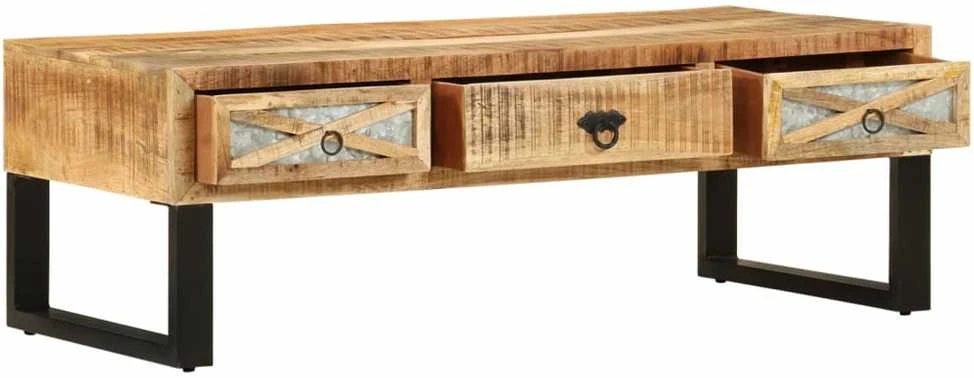 Kavos staliukas, 110x50x38 cm, mango medienos masyvas