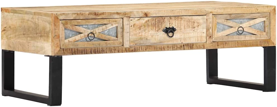 Kavos staliukas, 110x50x38 cm, mango medienos masyvas
