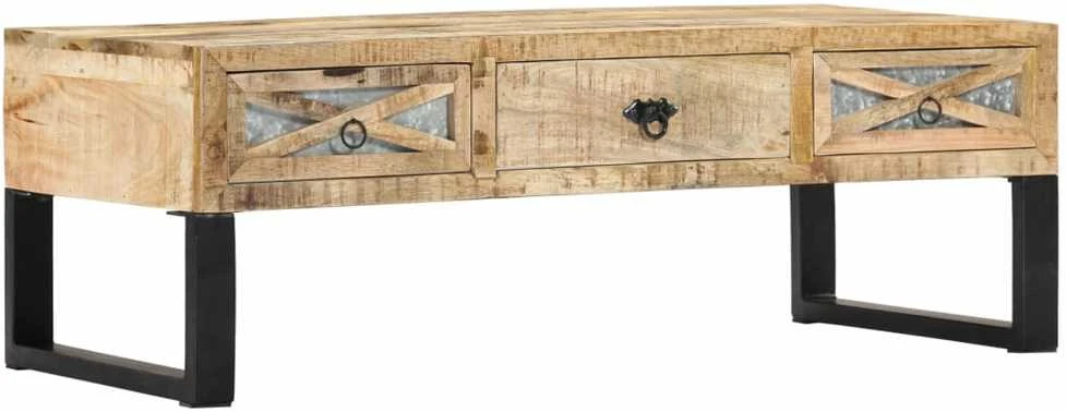 Kavos staliukas, 110x50x38 cm, mango medienos masyvas