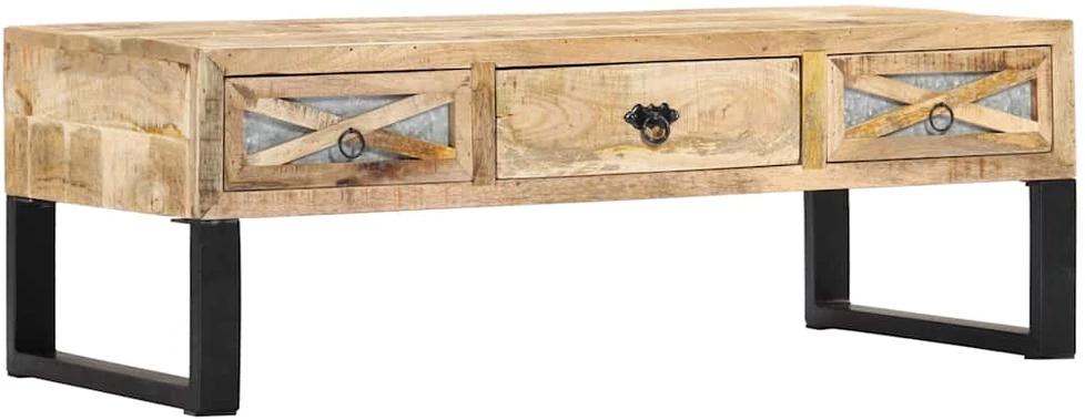 Kavos staliukas, 110x50x38 cm, mango medienos masyvas