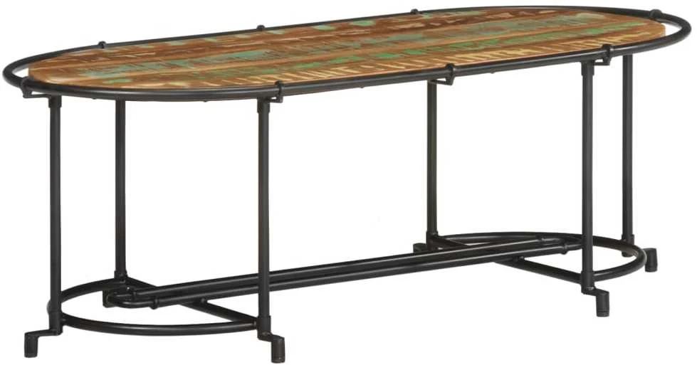 Kavos staliukas, 110x55x40cm, perdirbtos medienos masyvas