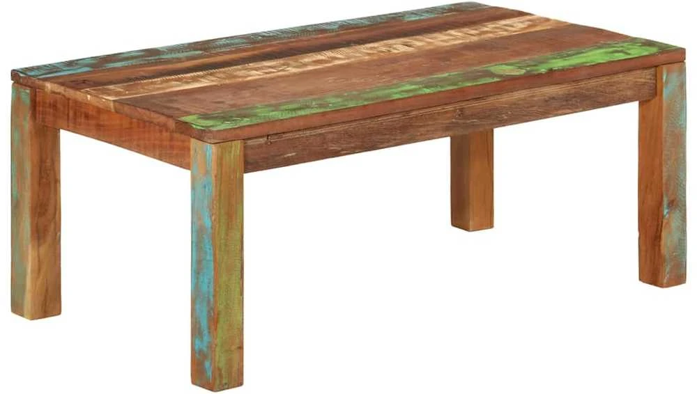 Kavos staliukas, 100x55x40cm, perdirbtos medienos masyvas
