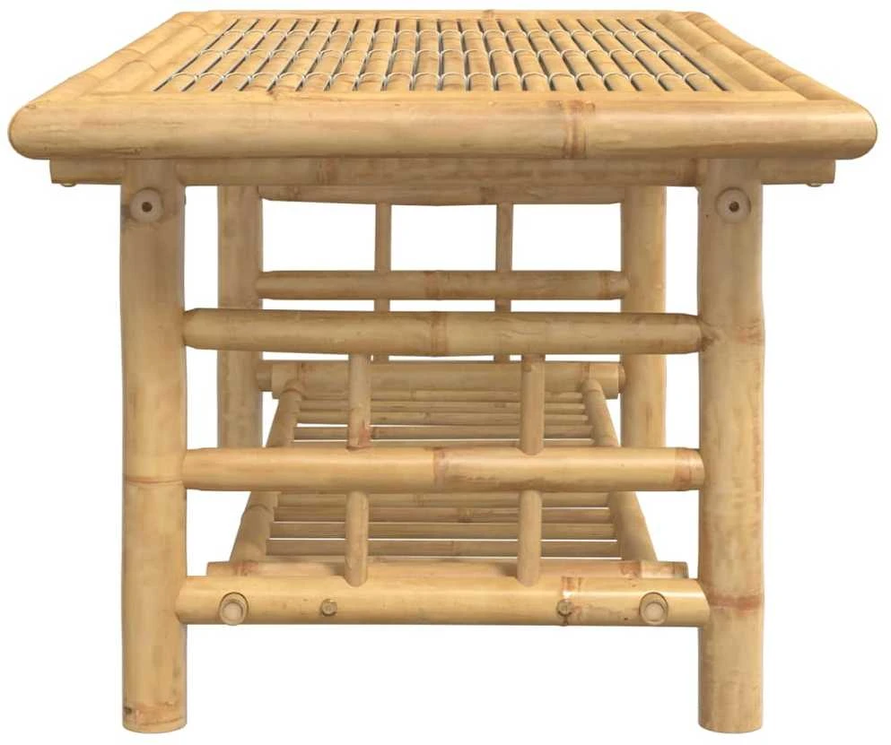 Kavos staliukas, 110x55x45cm, bambukas