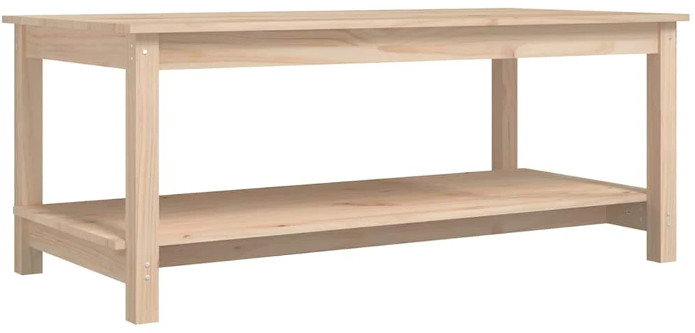 Kavos staliukas, 110x55x45cm, pušies medienos masyvas