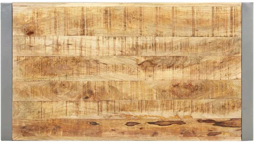 Kavos staliukas, 110x60x40cm, neapdorota mango mediena