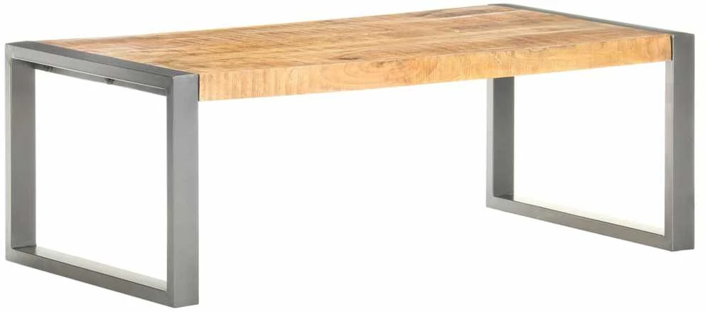 Kavos staliukas, 110x60x40cm, neapdorota mango mediena