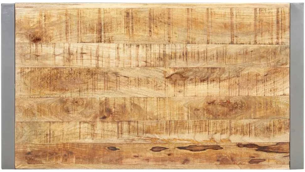 Kavos staliukas, 110x60x40cm, neapdorota mango mediena