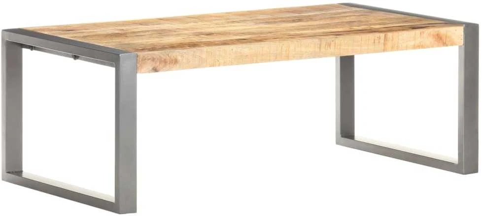 Kavos staliukas, 110x60x40cm, neapdorota mango mediena