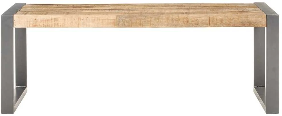 Kavos staliukas, 110x60x40cm, neapdorota mango mediena