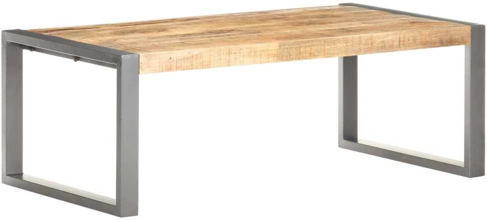 Kavos staliukas, 110x60x40cm, neapdorota mango mediena