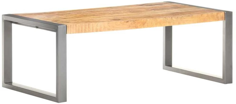 Kavos staliukas, 110x60x40cm, neapdorota mango mediena