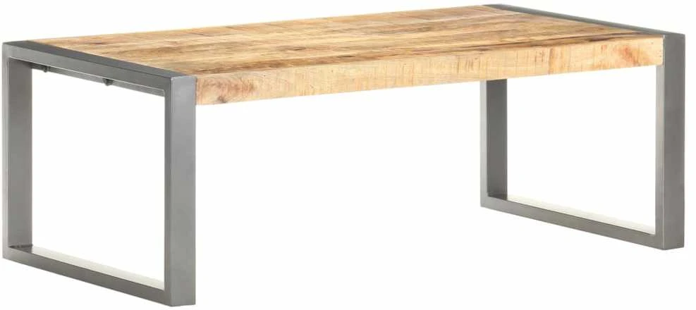 Kavos staliukas, 110x60x40cm, neapdorota mango mediena