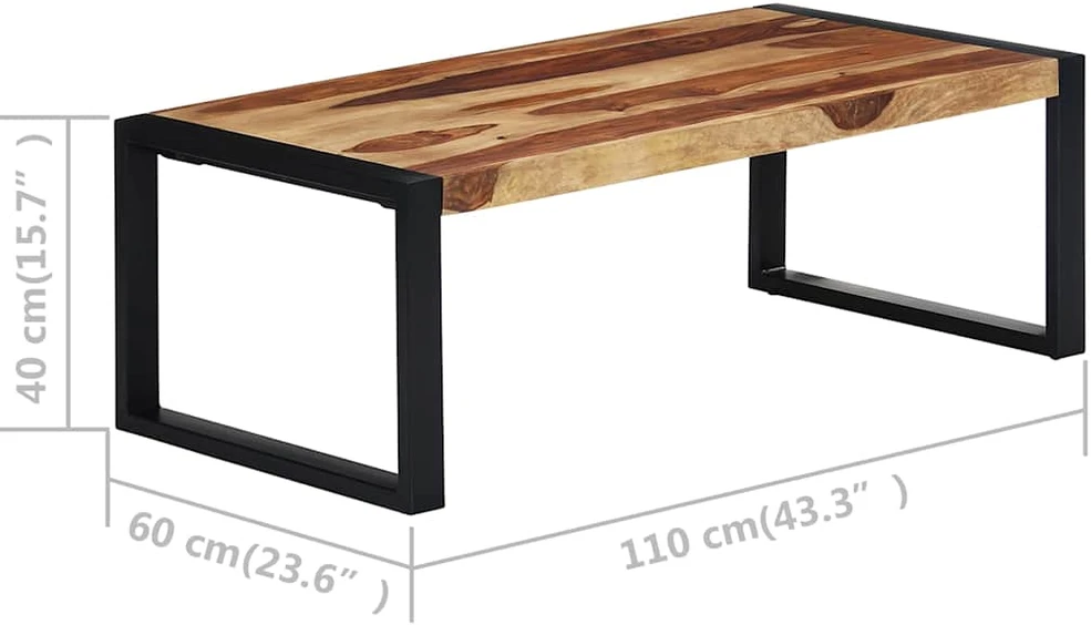Kavos staliukas, 110x60x40cm, rausv. dalb. medienos masyvas