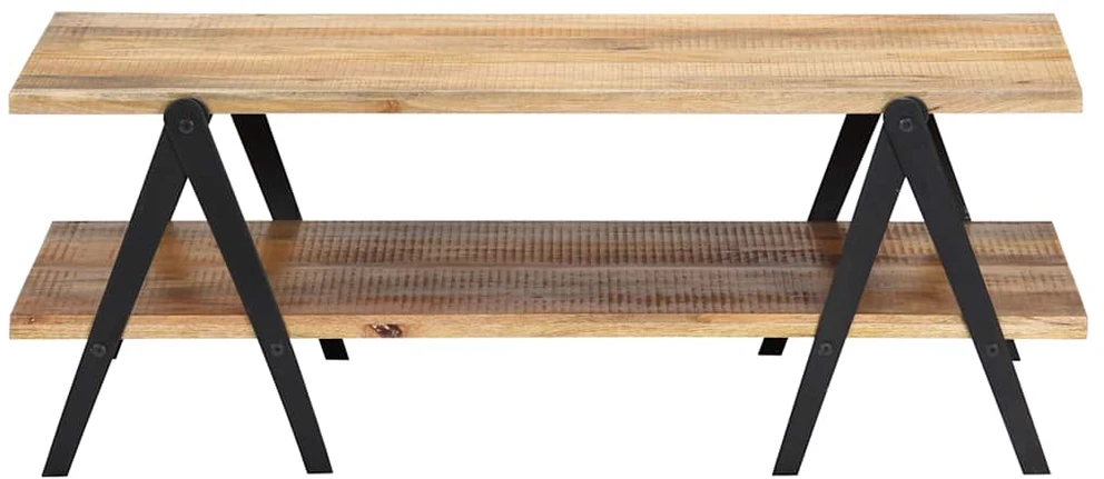 Kavos staliukas, 115x60x40 cm, mango medienos masyvas