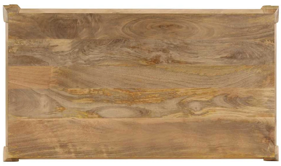 Kavos staliukas, 116x66x41cm, mango medienos masyvas