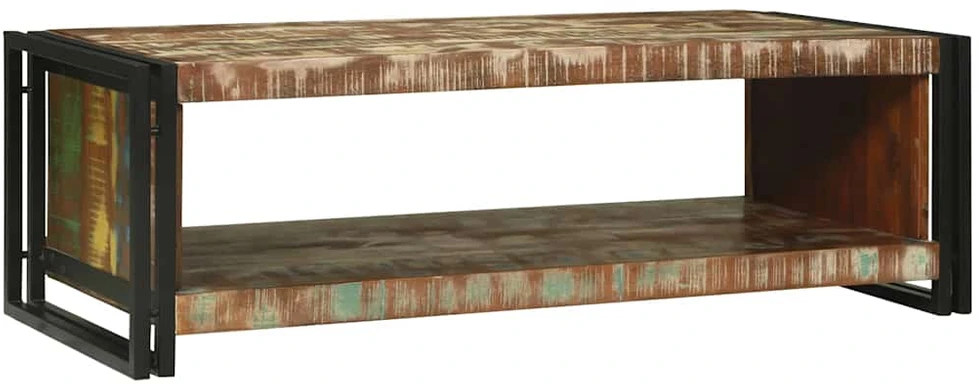 Kavos staliukas 120 x 50 x 38 cm Kietas atkurtas medis