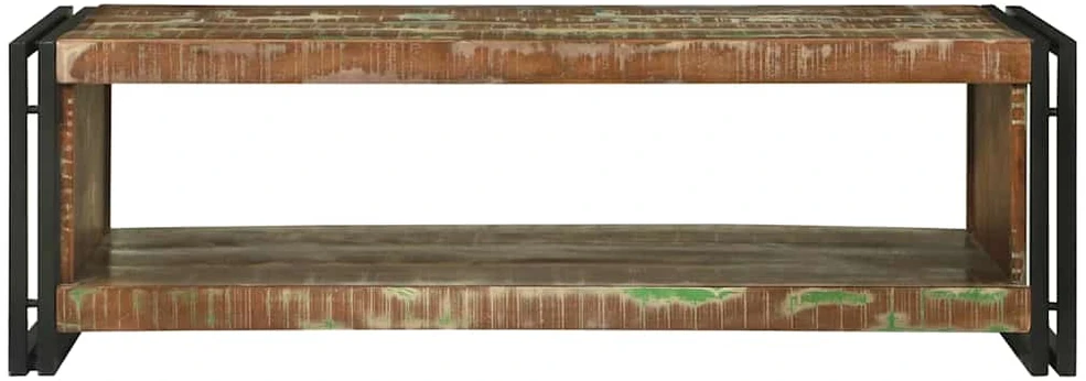 Kavos staliukas 120 x 50 x 38 cm Kietas atkurtas medis