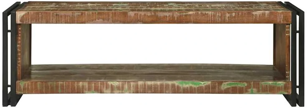 Kavos staliukas 120 x 50 x 38 cm Kietas atkurtas medis