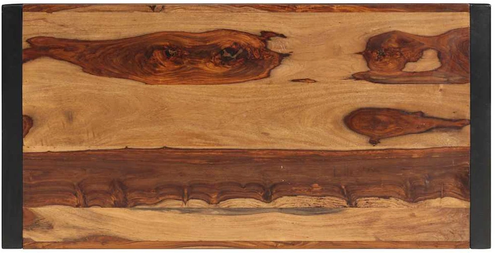Kavos staliukas, 120x60x40 cm, rausvosios dalberg. med. masyvas