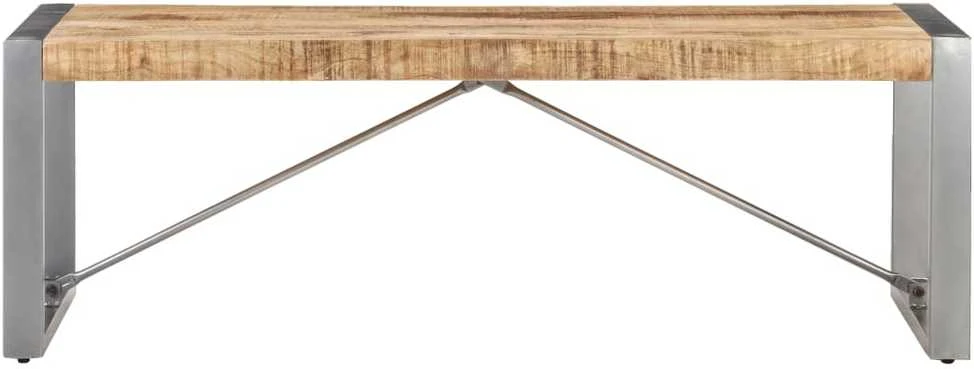Kavos staliukas, 120x60x40cm, neapdorota mango mediena