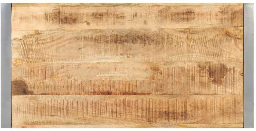 Kavos staliukas, 120x60x40cm, neapdorota mango mediena