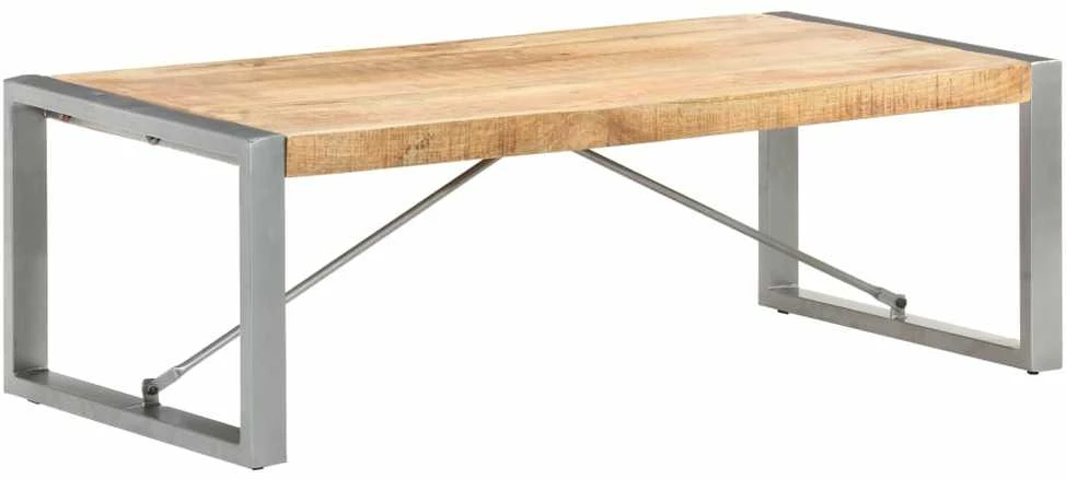 Kavos staliukas, 120x60x40cm, neapdorota mango mediena