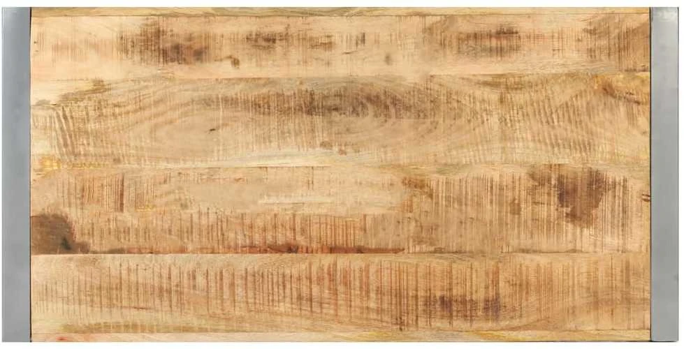 Kavos staliukas, 120x60x40cm, neapdorota mango mediena
