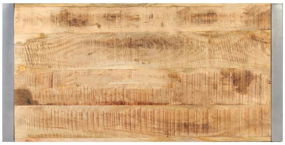 Kavos staliukas, 120x60x40cm, neapdorota mango mediena