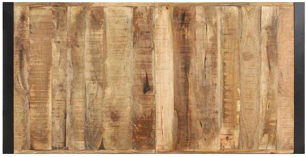 Kavos staliukas, 140x70x40cm, neapdorota mango mediena