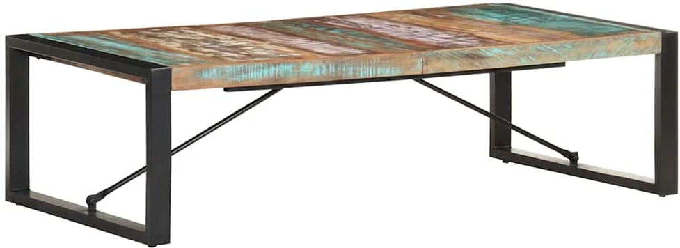 Kavos staliukas, 140x70x40cm, perdirbtos medienos masyvas