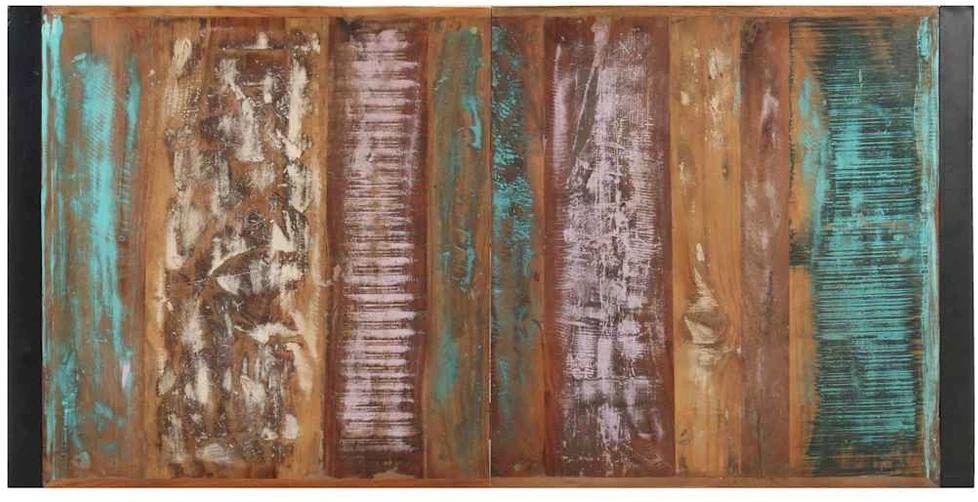 Kavos staliukas, 140x70x40cm, perdirbtos medienos masyvas