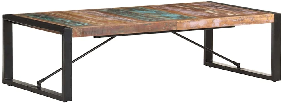 Kavos staliukas, 140x70x40cm, perdirbtos medienos masyvas