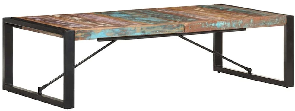 Kavos staliukas, 140x70x40cm, perdirbtos medienos masyvas