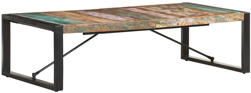 Kavos staliukas, 140x70x40cm, perdirbtos medienos masyvas