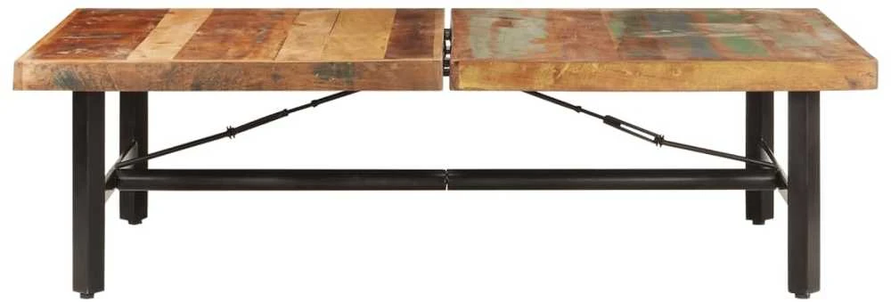 Kavos staliukas, 142x90x42cm, perdirbtos medienos masyvas