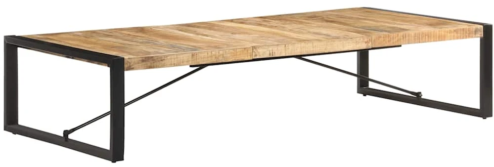 Kavos staliukas, 180x90x40cm, neapdorota mango mediena
