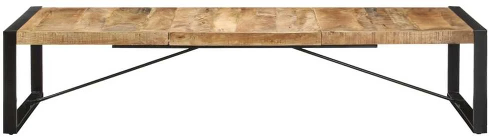 Kavos staliukas, 180x90x40cm, neapdorota mango mediena