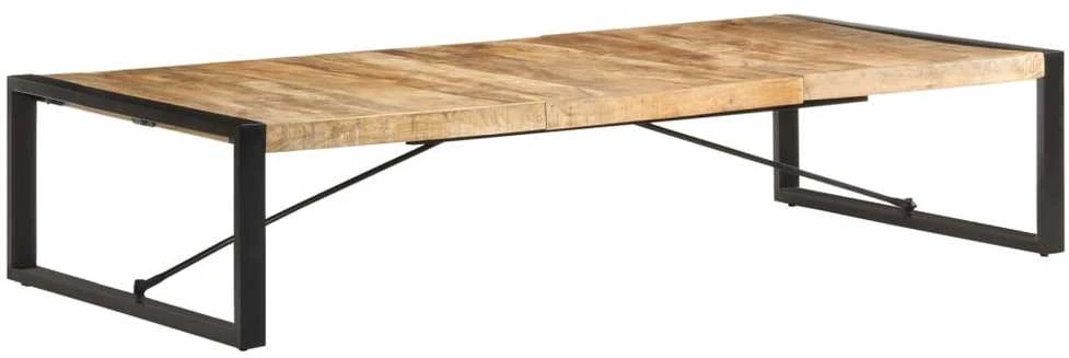 Kavos staliukas, 180x90x40cm, neapdorota mango mediena