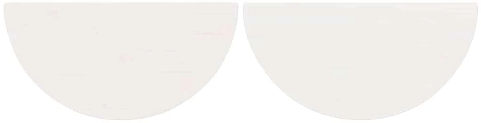 Kavos staliukas 2 vnt. Balta 79 x 39,5 x 40 cm Pušies masyvas