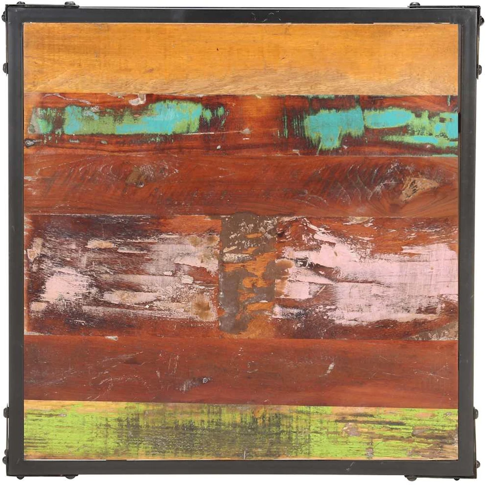 Kavos staliukas, 60x60x35cm, perdirbtos medienos masyvas