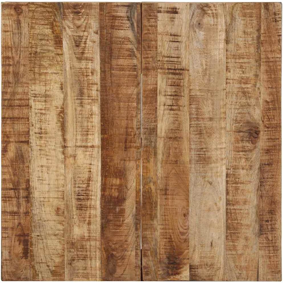 Kavos staliukas, 68x68x41cm, neapdorota mango mediena