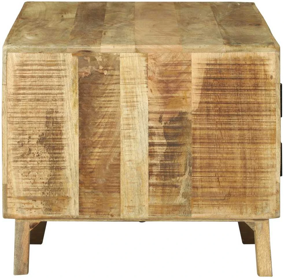 Kavos staliukas Ruda 80 x 54 x 45 cm Kietas mango medis