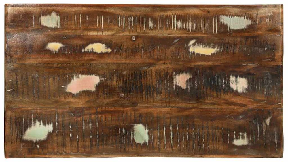 Kavos staliukas 90 x 50 x 35 cm Kietas atkurtas medis