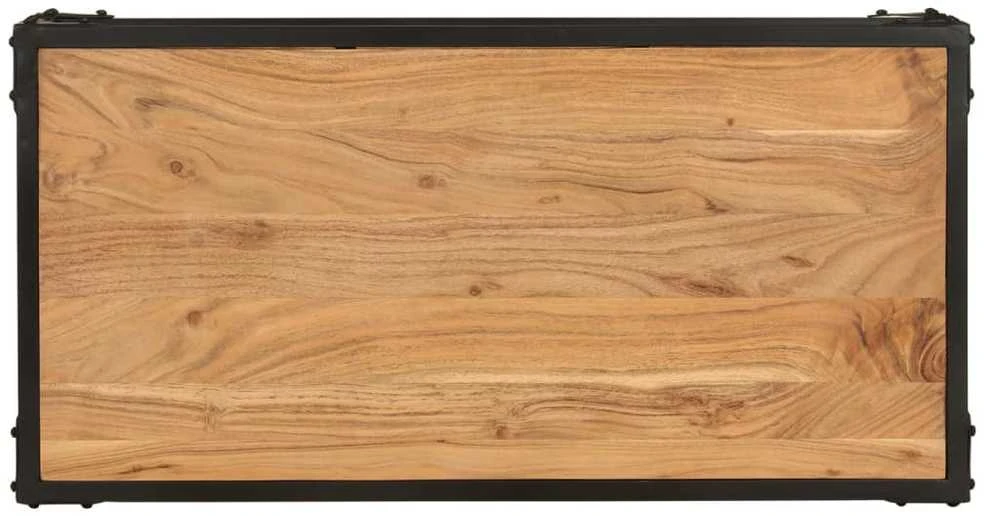 Kavos staliukas, 90x45x35cm, akacijos medienos masyvas