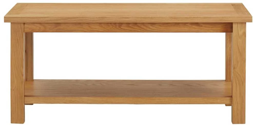 Kavos staliukas, 90x45x40cm, ąžuolo medienos masyvas