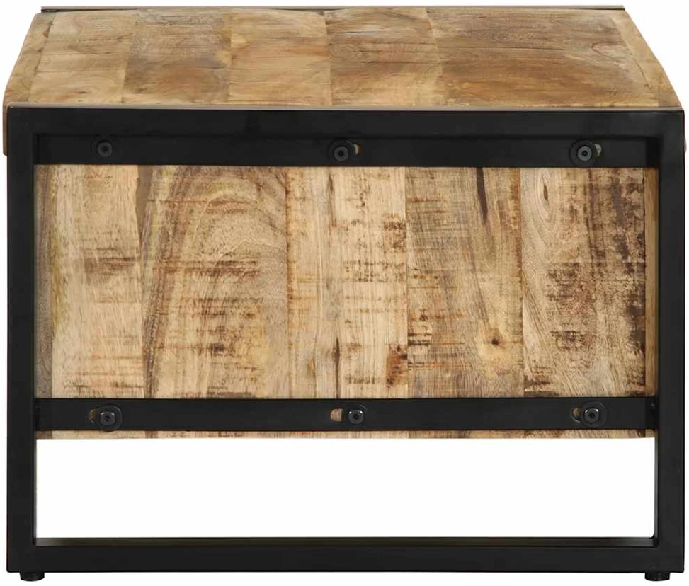 Kavos staliukas 90x50x36 cm Masyvus Rough Wood Mango