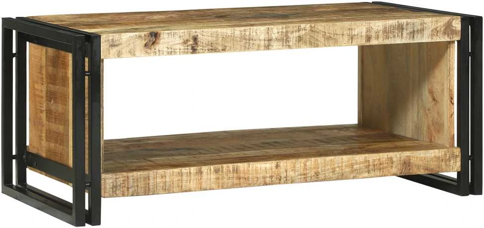 Kavos staliukas Ruda 90 x 50 x 38 cm Kietas mango medis