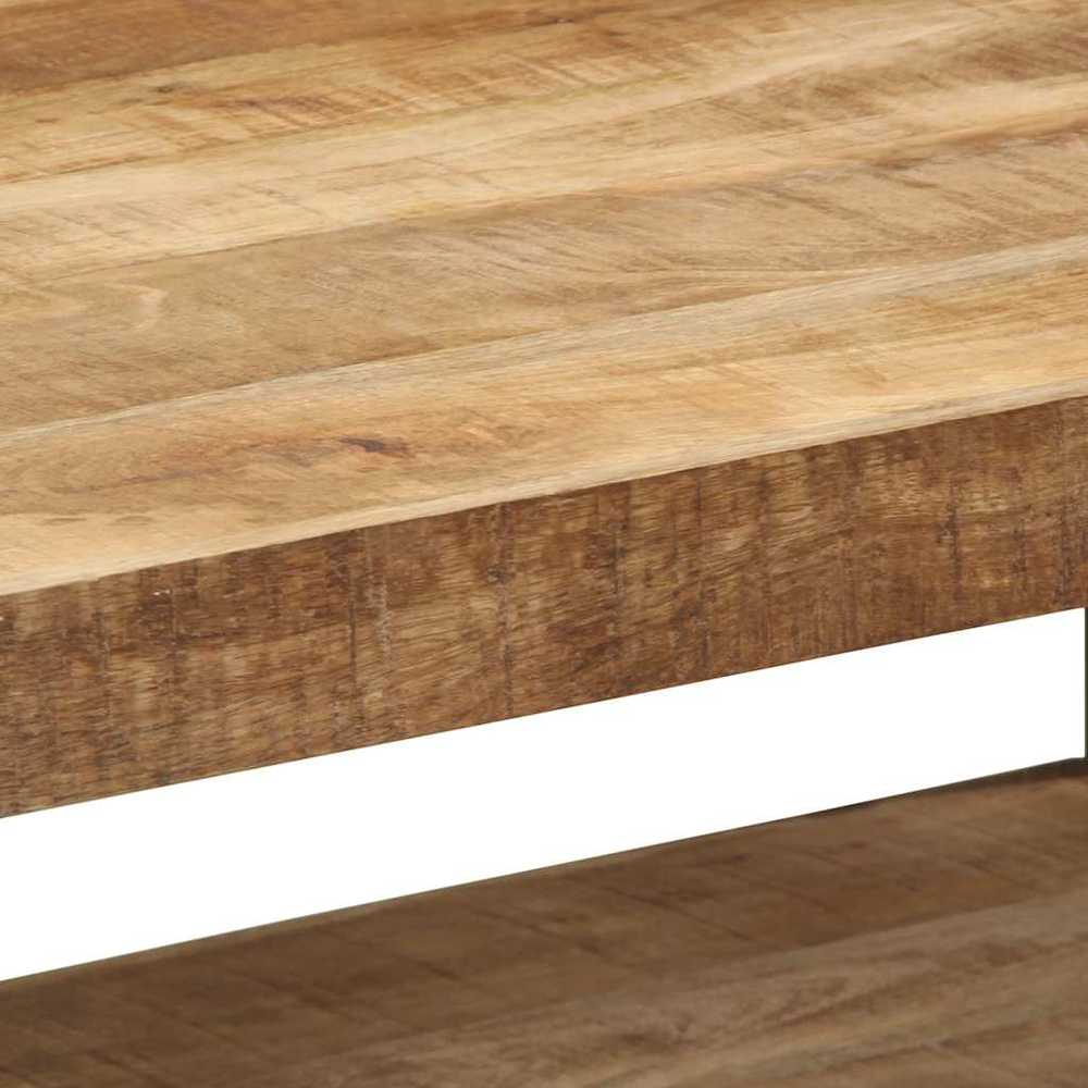 Kavos staliukas 90x50x38 cm Masyvus Rough Wood Mango